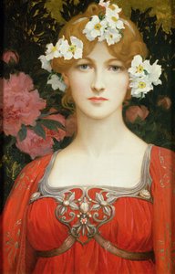 Der Kranz aus weißen Blumen von Elisabeth Sonrel