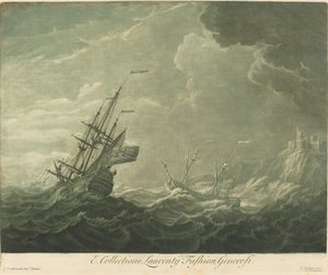 Schifffahrtsszene aus der Sammlung von Lawrence Fashion, 1720er Jahre