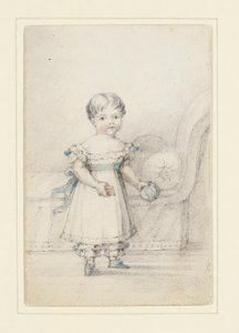 Prinzessin Victoria mit einem Ball, 1822 von Elizabeth Keith Heathcote