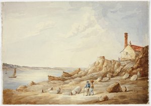 Felsige Küste von Elizabeth Murray