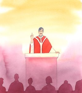 Ein guter Priester fühlt sich privilegiert, geweiht zu sein, ist von der Liebe Christi überwältigt, glaubt alles, was die Kirche lehrt, murrt nie über seine Arbeit, ist eifrig, die Wahrheit weiterzugeben, ist furchtlos im Predigen, erzählt, 2005