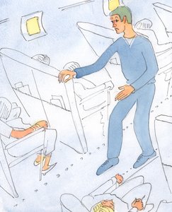 Eine Person, die immer um ihren Seelenzustand und die Wahrscheinlichkeit, in den Himmel zu kommen, besorgt ist, ist wie ein Urlauber, der im Flugzeug herumrennt und sich ängstlich nach dem Wetter erkundigt von Elizabeth Wang