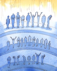Alle Heiligen Seelen im Fegefeuer brauchen Gebet, besonders diejenigen, die in den Tiefen des Fegefeuers sind und diejenigen, die niemanden haben, der für sie betet. von Elizabeth Wang