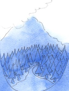 Auf dem Weg zum Himmel: Es ist besser, wenn wir unsere Augen auf den hellen Gipfel des Heiligen Berges richten als auf den düsteren Weg darunter von Elizabeth Wang