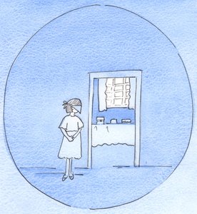 Wie ein liebender Vater die Freude seines Kindes vor einer Feier steigert, indem er sie bittet, blind zu warten, während die Vorbereitungen getroffen werden, so könnte Gott die Freuden vor uns verbergen, zu unserem Wohl, 2003