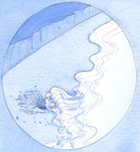 Wie wenn eine Mulde im Sand gegraben wird, strömt die Welle des Ozeans hinein, so strömt göttliches Leben in eine Seele, die durch Liebe 