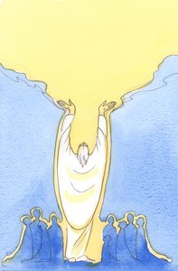 Weil Jesus Christus Gott und Mensch ist und bei der Messe unter uns gegenwärtig ist von Elizabeth Wang