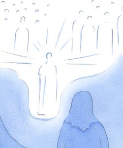 Durch das Gebet kommen wir den Heiligen des Himmels sehr nahe, als ob der Boden des Himmels herabsteigt. Jeder unserer Glaubensakte führt uns noch näher