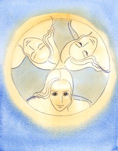 Durch dieses Bild hat der Herr eine Erinnerung daran gegeben, dass die Drei Göttlichen Personen Ein Gott sind - heilig und ungeteilt