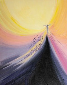 Christus kommt aus dem Herzen des Vaters und zieht uns zurück in die göttliche Umarmung
