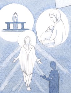 Christus erklärte eines Tages, dass er wegen unserer Schwäche zu uns kommt
