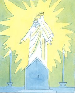 Christus freut sich über unsere Hingabe an Ihn im Tabernakel von Elizabeth Wang