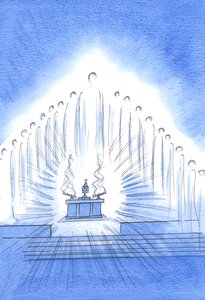 Christus ist mit seinen heiligen Engeln bei unserer Novene und Benediktion anwesend; und unsere Liebe freut sich über unsere unerschütterliche Zuneigung