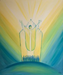Christus, unser Hohepriester, betet bei der Messe mit uns und für uns von Elizabeth Wang