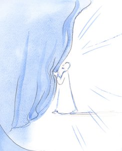 Christus schob einen Vorhang beiseite und enthüllte mehr von den Freuden, die diejenigen erfreuen werden, die ihn bis zum Ende lieben