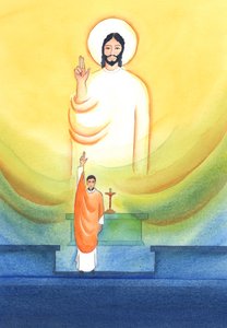 Christus spricht und handelt durch seine Priester, die 