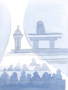 Christus sprach durch seinen Priester und sagte: "Auch du kannst mit Autorität sprechen"; das bedeutet, dass du, die getauften Gläubigen, den Glauben teilen kannst