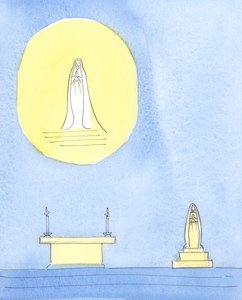 Christi Heilige Mutter Maria verdiente es, geehrt zu werden, 2004 von Elizabeth Wang