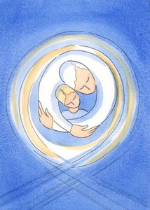 Gott der Vater liebt jeden von uns mit leidenschaftlicher Liebe und hält uns in seiner zärtlichen Umarmung