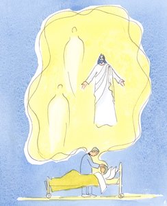 Gottes Geschenk an die Kranken ist Jesus Christus selbst, mit dem Vater und dem Heiligen Geist, ein Gott - am Werk in diesem Sakrament
