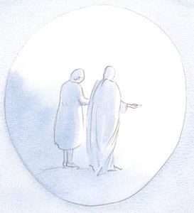 Er war neben mir, streckte seine Hand aus, um anderen zu helfen und sie zu trösten, wo immer ich meine Hand zu ihnen ausstreckte von Elizabeth Wang