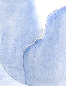 Wie wunderbar sendet das Gebet unserer gesegneten Frau einen leuchtenden Strom der Gnade als beruhigenden Balsam auf eine wartende Seele im Fegefeuer. von Elizabeth Wang