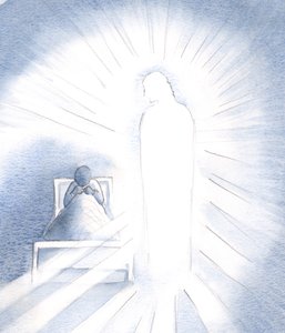 Ich erinnere mich, wie Christus zu mir kam, als ich ein junger Erwachsener war: Wie strahlend war seine Herrlichkeit; wie dunkel sah ich meine eigene Seele