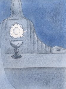 Ich sah Jesus, wirklich gegenwärtig auf dem Altar; und ich sah die Hostie leuchten 