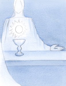 Ich sah Jesus, wirklich gegenwärtig auf dem Altar; und ich sah die Hostie leuchten 