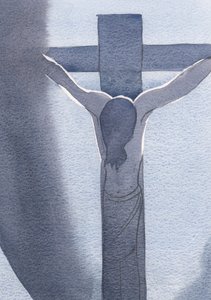 Ich sah Jesus, gekreuzigt und blutig, mit gesenktem Kopf in Qualen. Dies ist, wohin die Liebe ihn brachte