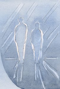 Ich sah sie nun gereinigt, nun wahrhaft Heilige in Herrlichkeit. von Elizabeth Wang