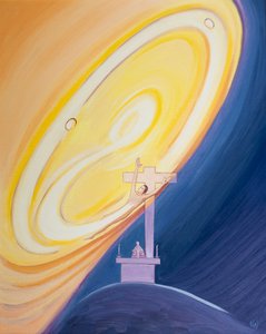 Wenn wir in der Messe eins mit Christus sind im lebendigen Gedenken an das Opfer des Kreuzes, sind wir eins mit Christus in seinem ewigen Selbstopfer im inneren Leben der Heiligen Dreifaltigkeit von Elizabeth Wang