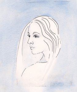Im Himmel teilt die Jungfrau Maria die Sorge ihres Sohnes für alles, was auf der Erde geschieht von Elizabeth Wang