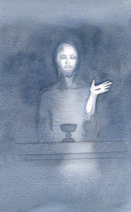 In seiner Barmherzigkeit kommt Christus täglich zu unserem Altar, während wir ihn im Dunkel des Glaubens willkommen heißen