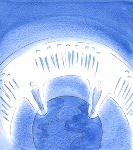 Im privaten Gebet können wir im Geist aufsteigen, um mit der Gemeinschaft der Heiligen im Himmel im Lob des Vaters, durch Christus, vereint zu sein