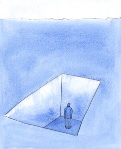 Es kann passieren, dass jemand sich so isoliert und unglücklich fühlt, durch seine Fehler und viel bedauerte Entscheidungen, 2004