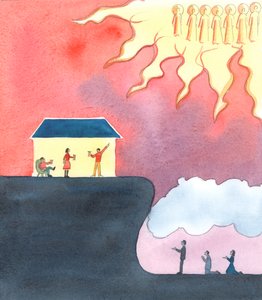 Es ist ein Grund zur Traurigkeit, dass viele Menschen nie für die Heiligen Seelen im Fegefeuer beten - unter denen sich auch ihre eigenen Freunde und Verwandten befinden könnten, 2003