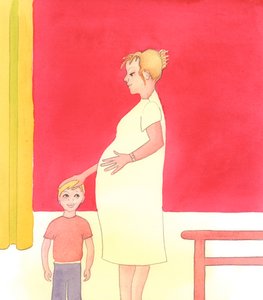Es ist eine wunderbare Sache, wenn eine Frau das Geschenk eines Kindes willkommen heißt - und wenn ihre anderen Kinder ihre Freude sehen, was sie sicherer macht, geliebt zu werden, 2005