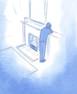 In Gott können wir ein liebevolles Zuhause oder einen Herd finden, mit Licht und Wärme. 