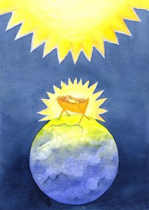 Jesus Christus ist Gott-geworden-Mensch; doch er kam nicht in Macht auf die Erde, sondern als hilfloses Baby, 2001
