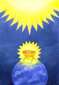 Jesus Christus ist Gott-geworden-Mensch; dennoch kam er nicht in Macht auf die Erde, sondern als hilfloses Baby, 2001