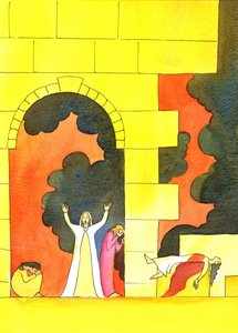 Viele Jahre vor der Geburt Christi wurde Jerusalem erobert und der heilige Tempel entweiht und zerstört, zum Entsetzen des Volkes