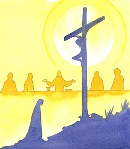 In der Nacht vor seinem Tod setzte Jesus die Heilige Eucharistie beim Letzten Abendmahl ein, 2001