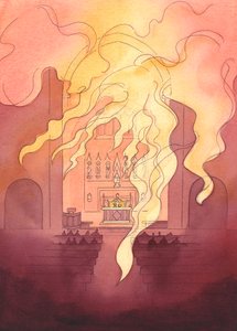 Der Allheilige und Majestätische Gott ist in unserem Heiligtum gegenwärtig, wie ein loderndes Feuer, das sich durch das ganze Gebäude ausbreitet von Elizabeth Wang