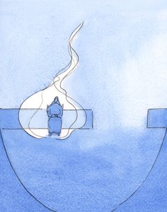 Der Vater kann uns in seiner Herrlichkeit kleiden. Ich bin eine lebendige Flamme, sagte er, vor ihm, während ich ein Gebet mit Christus bete, 2002 von Elizabeth Wang