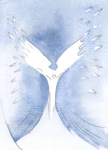 Der Heilige Geist lässt uns zum Vater rufen, während wir mit Christus beten. von Elizabeth Wang