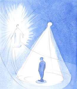 Der Heilige Geist ist wie eine Lampe, die über uns leuchtet, während wir unseren Weg zu Christus im Himmel machen von Elizabeth Wang