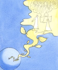 Der Sohn Gottes war bereit, vom Himmel herabzusteigen, um unter Sündern zu sterben, um uns zu retten. von Elizabeth Wang