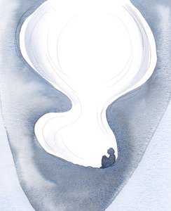 Die Seele als Höhle: Ich sah die Seele als Höhle, die vergrößert wurde, als Christus die Seele durch mein Gebet und seine Gnade und Freundlichkeit dem Licht des Himmels öffnete