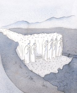 Die Tradition ist ein fester Weg; er wurde durch raues Gelände von der Armee der Gläubigen gemacht, die vereint markierten und bauten